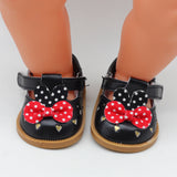 18 Inch Doll Toy Girl Shoes Cute Leather Shoes Black 0 - Tophatter Daily Deals
