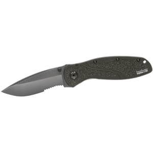 Kershaw Knives - Blur - Serrated - Black - 1670BLKST Knives - Tophatter Daily Deals