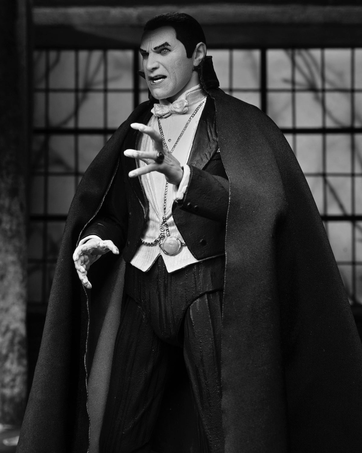 Universal Monsters – Ultimate Dracula (Carfax Abbey) Black & White Action Figure Action Figure - Tophatter Daily Deals