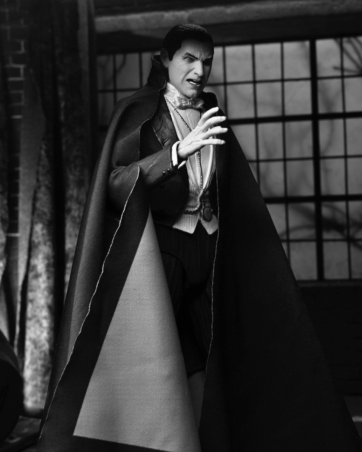 Universal Monsters – Ultimate Dracula (Carfax Abbey) Black & White Action Figure Action Figure - Tophatter Daily Deals
