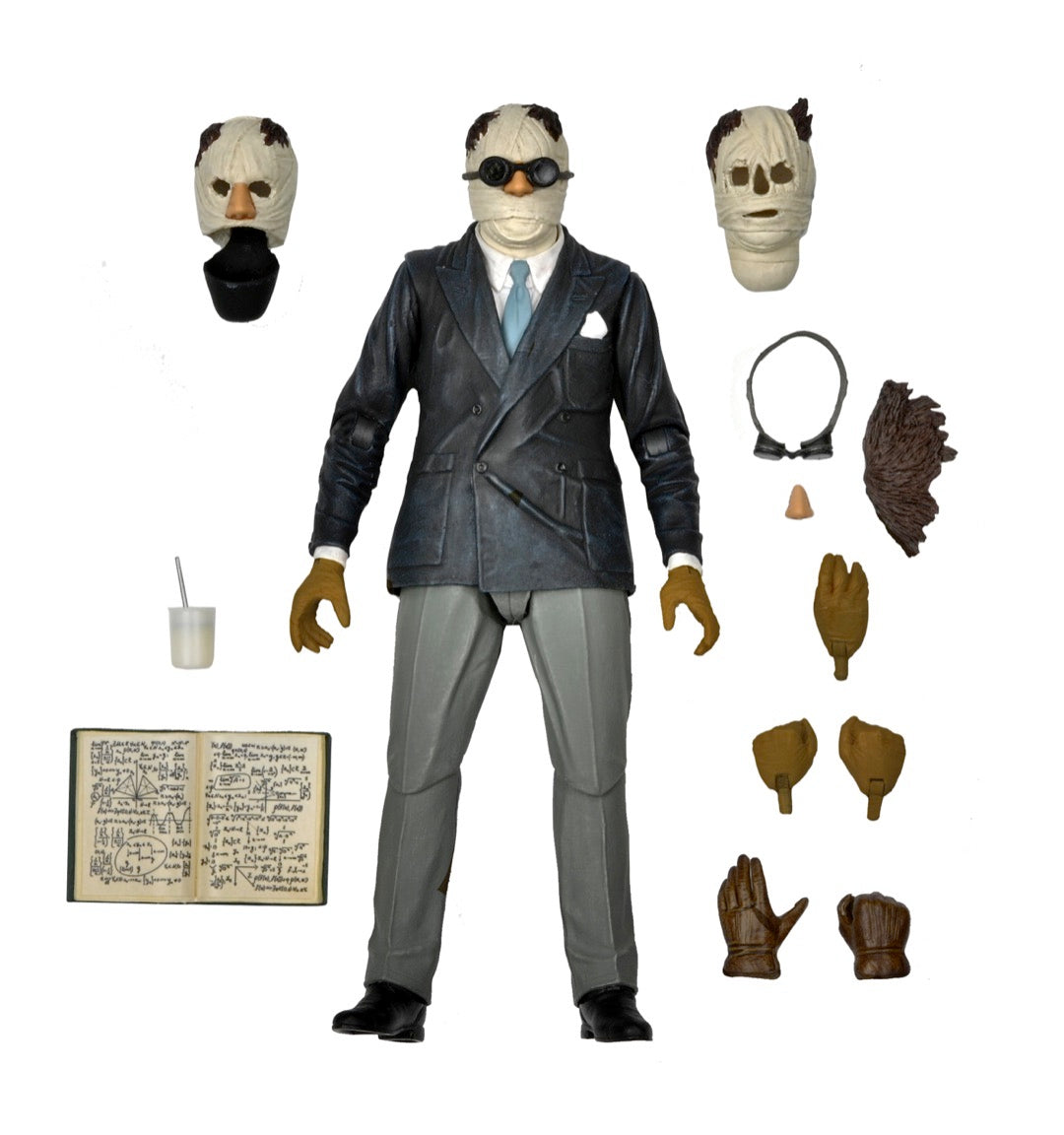 Universal Monsters – Ultimate Invisible Man (Colour) Action Figure Action Figure - Tophatter Daily Deals