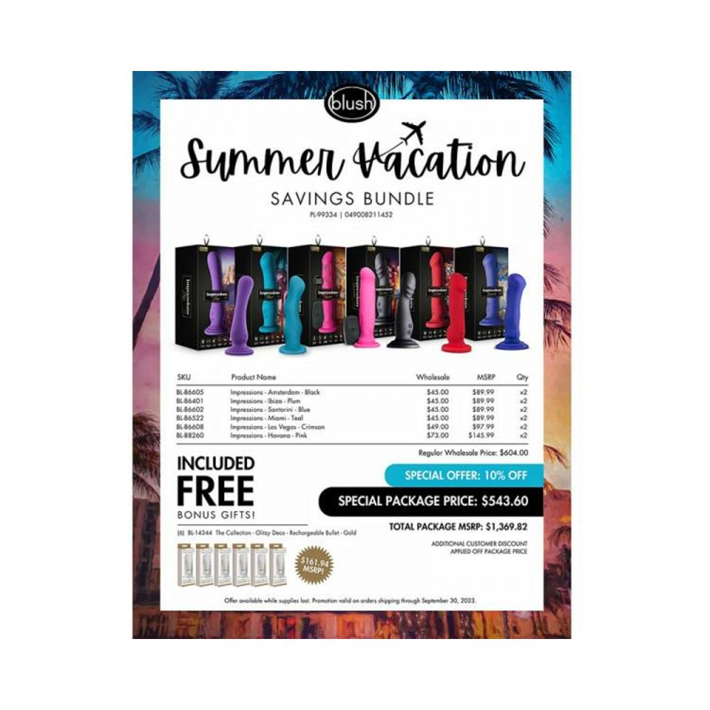 Blush Summer Vacation Savings Bundle - Tophatter Daily Deals
