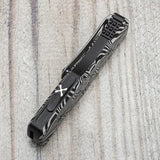 Spider Pattern Automatic Knife - Tophatter Daily Deals