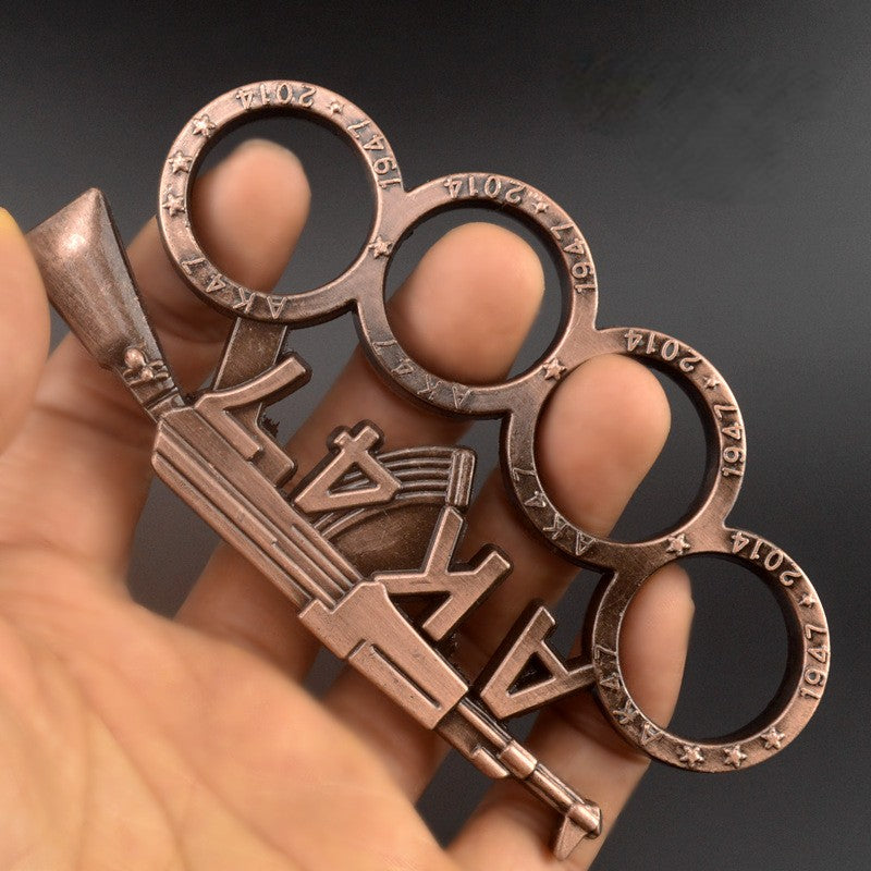 AK47 Brass Knuckle Design Brassy round - Tophatter Daily Deals