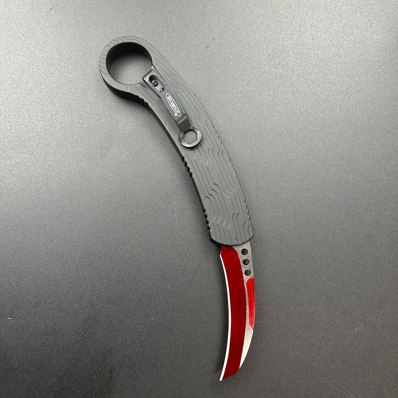 MT OT* Carbon fiber Knife NKMT287-GS12 Red - Tophatter Daily Deals