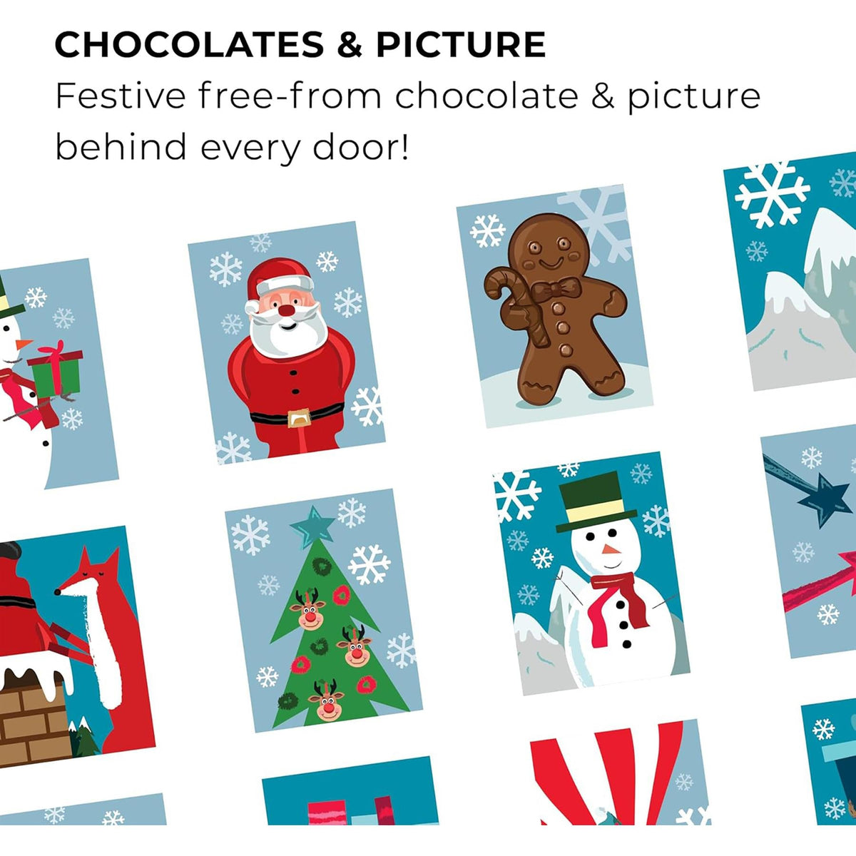 Moo Free Children's Dairy-Free White Chocolate Advent Calendar | Vegan & Gluten-Free 70g Advent Calendar - Tophatter Daily Deals
