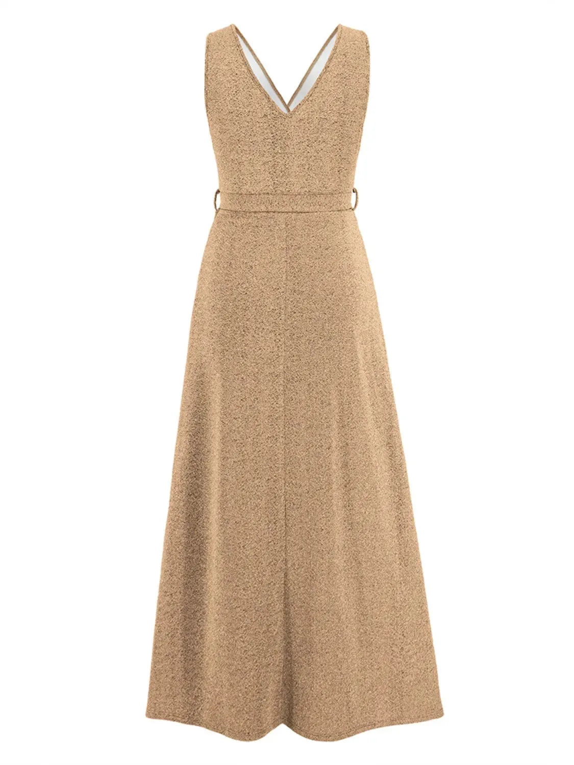 Slit Surplice Tie Waist Sleeveless Dress Cocktail Dresses - Tophatter Daily Deals