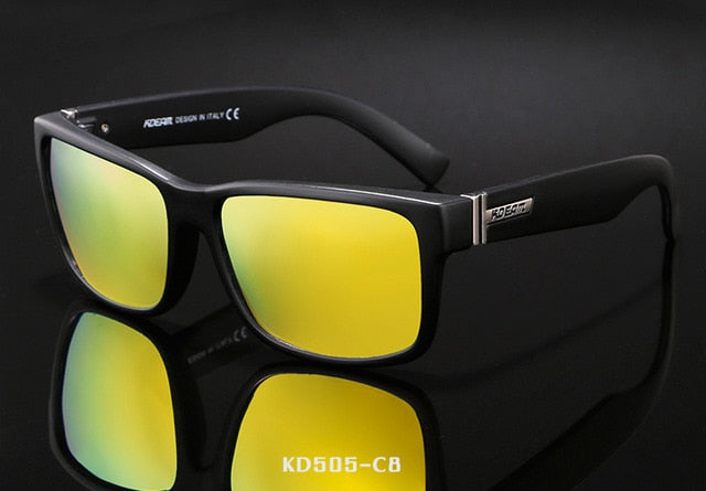 Revamp Of Sport Men Sunglasses Polarized KDEAM Shockingly Colors C8 Polarized With Box Sunglasses - Tophatter Daily Deals