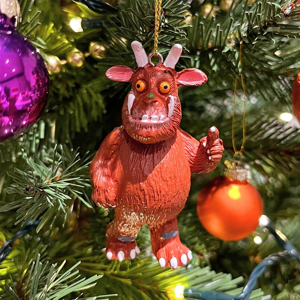 Gruffalo Christmas Tree Decoration | 3D Resin Storybook Character Ornament 7cm Baubles - Tophatter Daily Deals