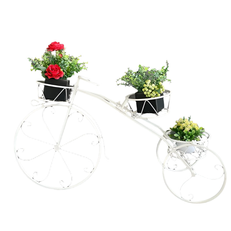 Bicycle Planter Stand for Indoor Outdoor Use Pots, Planters & Accessories - Tophatter Daily Deals