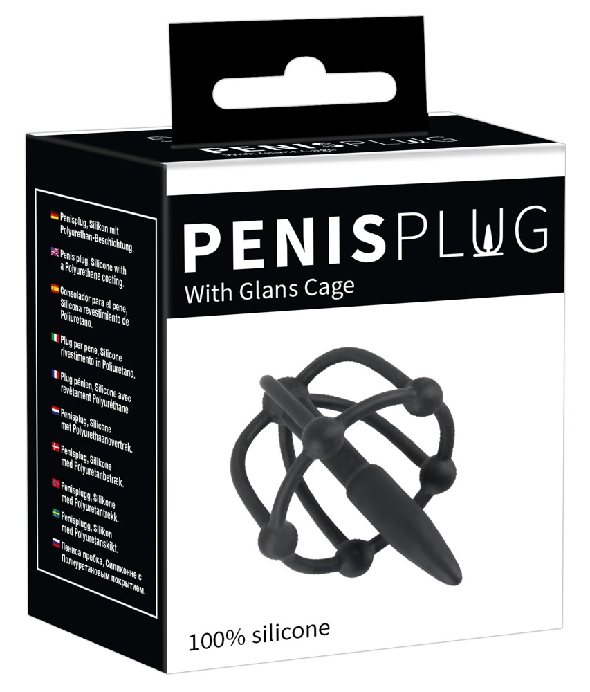 Silicone Penis Plug with Glans Cage – Soft Flexible Penis Plug > Sex Toys For Men > Sounding Rods - Tophatter Daily Deals