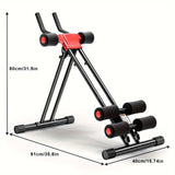 Ab Workout Machine Adjustable Foldable Core Trainer Sports & Fitness > Exercise, Gym & Fitness > Gym Equipment & Accessories - Tophatter Daily Deals