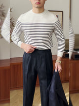 Soft Classic Men’s Crew Pullover - Crewneck, Wool Blend White 3D Changing Face Moving Picture Frame - Tophatter Daily Deals