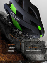 Bicycle Helmet Full Boud Edage Belt Fly Net Unisex Breathable Integrated Mountain Bike Riding Head 0 - Tophatter Daily Deals