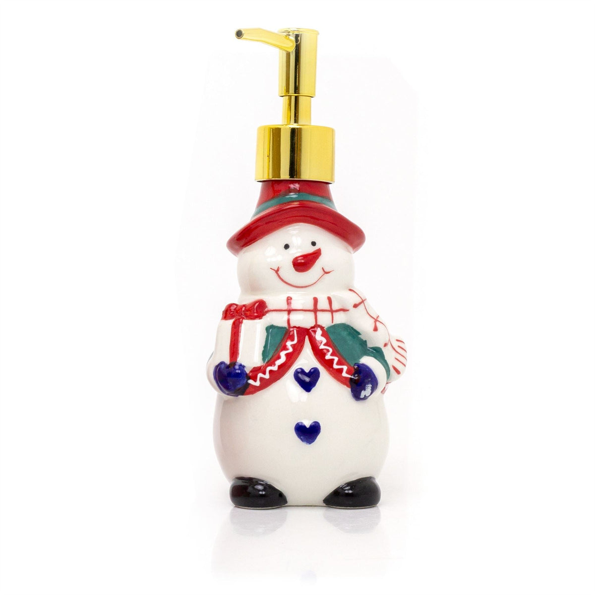 Christmas Character Soap Dispenser | Ceramic Hand Wash Bathroom Soap Dispenser Soap Dispenser - Tophatter Daily Deals