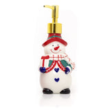 Christmas Character Soap Dispenser | Ceramic Hand Wash Bathroom Soap Dispenser Soap Dispenser - Tophatter Daily Deals
