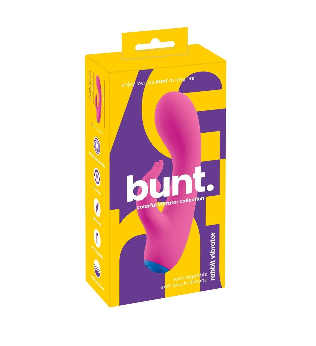 Bunt Rabbit Vibrator in Pink, 7 Inches > Vibrators > Ladies > Rabbit - Tophatter Daily Deals