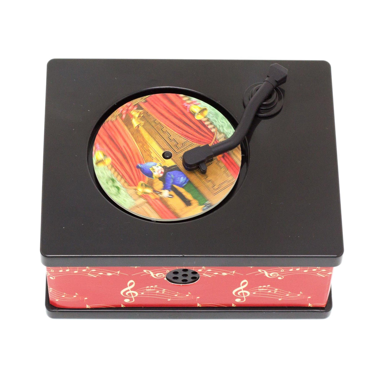 Vintage Style Mini Gramophone Musical Advent Calendar | Christmas Music Box Christmas Advent Calendar | 24 Christmas Carols Songs Phonograph Advent Calendar - Tophatter Daily Deals