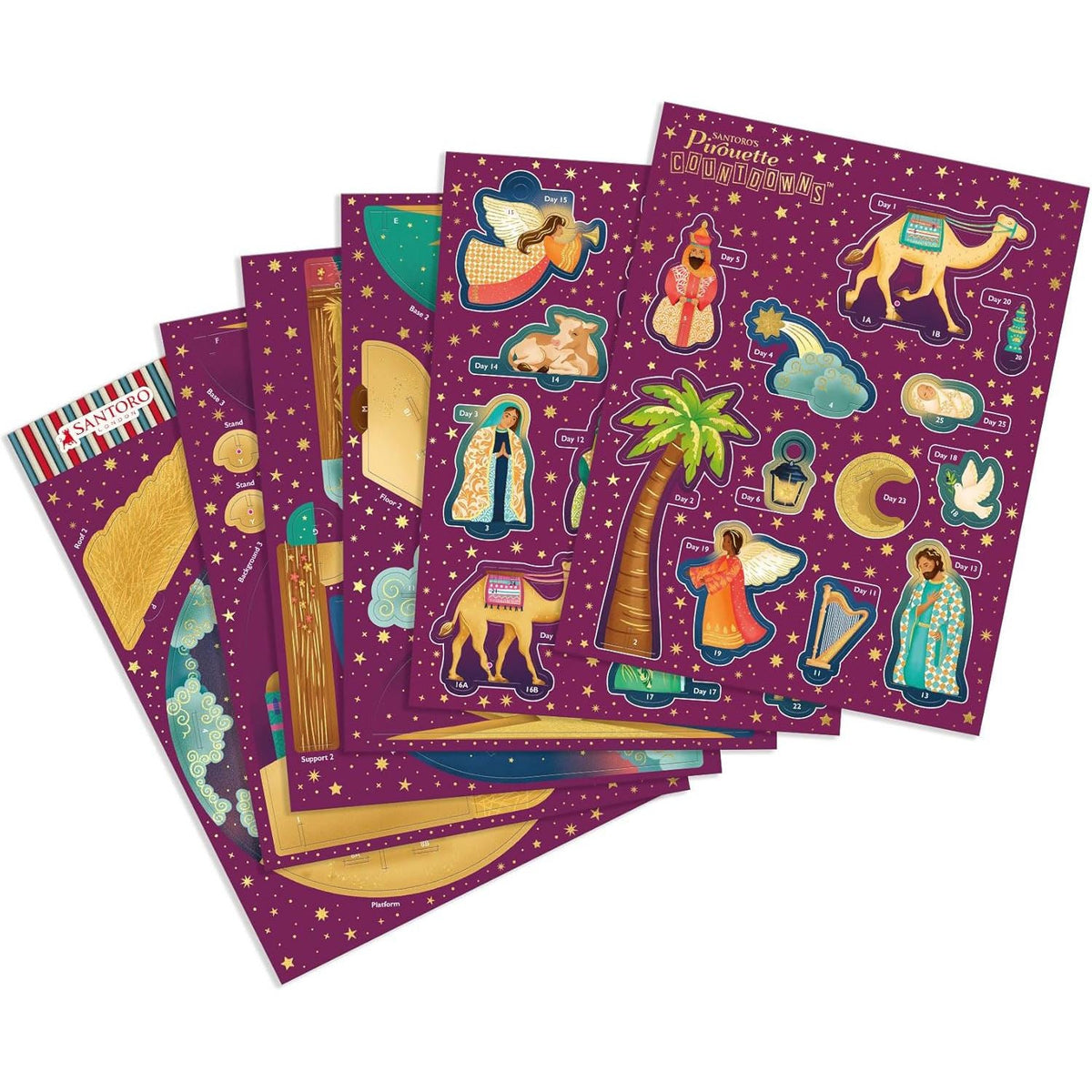 Pop & Build - Nativity Countdown | 3D Pop-up Christmas Advent Calendar Advent Calendar - Tophatter Daily Deals