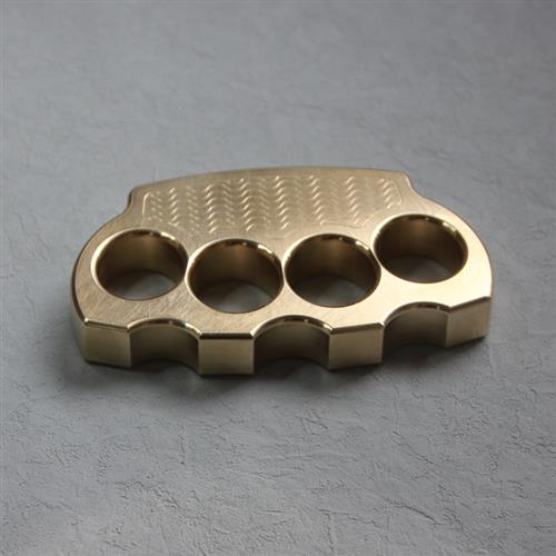 Brass knuckle ring EDC self-defense weapon - Tophatter Daily Deals