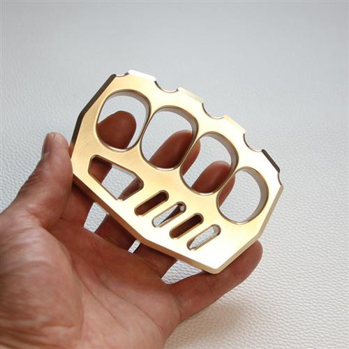 Brass Knuckle Pea Ring EDC Self Defense Tool - Tophatter Daily Deals