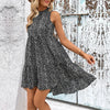 Leopard Print Sleeveless Mini Dress Casual Dresses - Tophatter Daily Deals