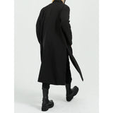 Lightweight Relaxed Men’s Overcoat - Long Polyester Spring 3D Changing Face Moving Picture Frame - Tophatter Daily Deals