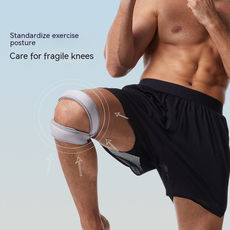 Built-in Double Silicone Pressure Adjustable Patella Retinaculum 0 - Tophatter Daily Deals