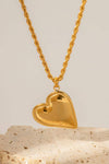 Heart Pendant Copper Necklace Necklaces - Tophatter Daily Deals