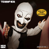 Terrifier Art The Clown 15" Mezco Designer Series Mega Scale with Sound Collectible Figure - Tophatter Daily Deals