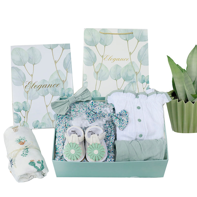 Baby Girl's Suit With Newborn Gift Box 0 - Tophatter Daily Deals