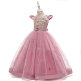Banquet Evening Dress Girl Princess Tutu Little Host Performance Costume Bean Paste Powder 0 - Tophatter Daily Deals