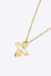 U to Z Letter Pendant Nekclace Necklaces - Tophatter Daily Deals