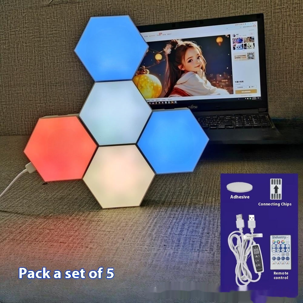 Background Wall Quantum Esports Atmosphere Light Strange Light Board 5lights 0 - Tophatter Daily Deals