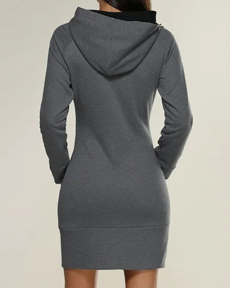 Soft Women’s Hoodie Dress - Above Knee Sweatshirt, Casual - Tophatter Daily Deals