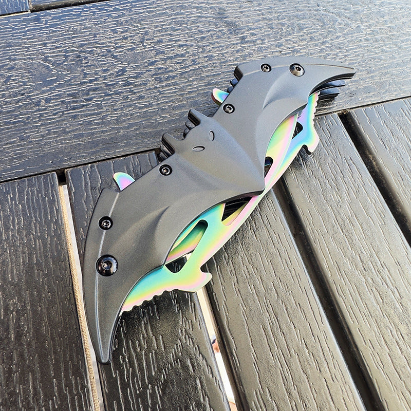 Batman Knife Twin 2 Blade Folding Knife - Tophatter Daily Deals