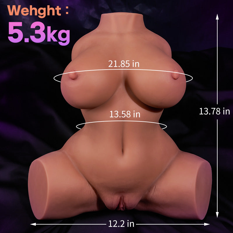 Lena – Naughty Big-Boobed Torso with Wet, Ready Pussy for Endless Pleasure 11.8 lbs Masturbators - Tophatter Daily Deals