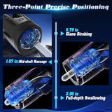 Acmejoy -Leten 3D Fleshy Telescopic Vibrating Automatic Male Masturbator Blowjob Stroker Masturbation Cup - Tophatter Daily Deals
