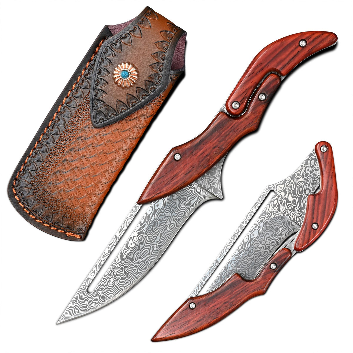 Mechanical folding knife B - Tophatter Daily Deals