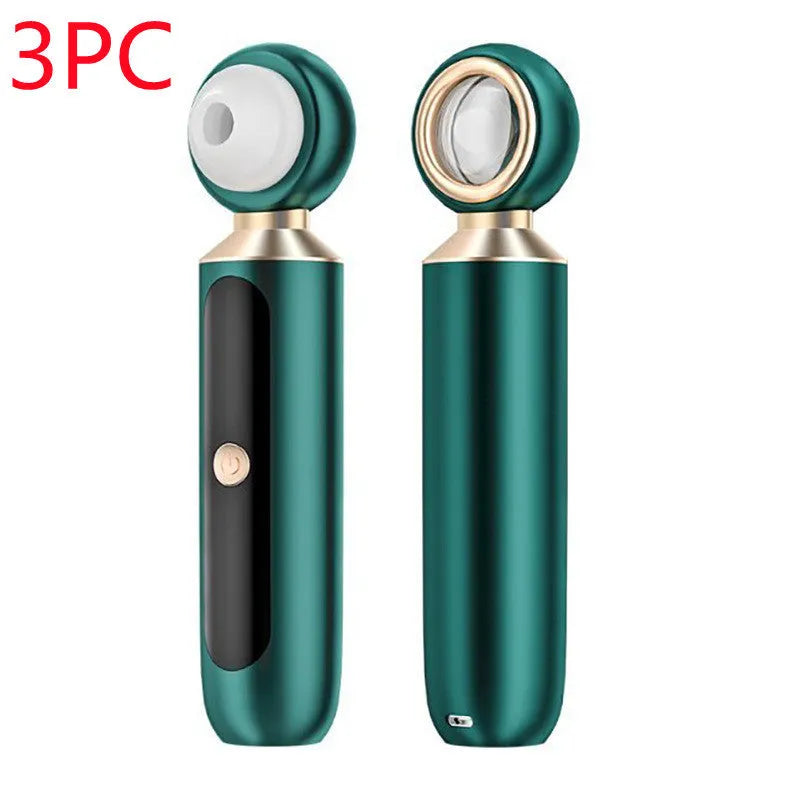 Portable Visual Blackhead Meter Household USB Electric Magnifying Glass Suction Pore Cleaner Blue Light Cleansing To Blackheads Bluetooth Speaker Lamp - Tophatter Daily Deals