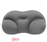 3D Anesthetic Pillow Grey 2pcs 50x30x10cm 0 - Tophatter Daily Deals