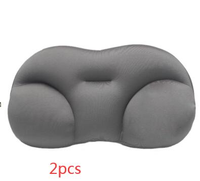3D Anesthetic Pillow Grey 2pcs 50x30x10cm 0 - Tophatter Daily Deals