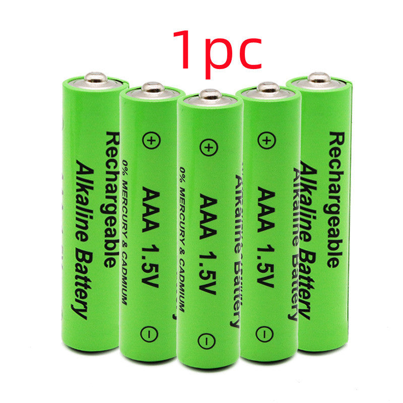 Alkaline Rechargeable Battery Industrial Grade 5 AA 1.5V AAA Green 1PCS 0 - Tophatter Daily Deals