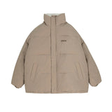 Warm Relaxed Women’s Puffer Jacket - Oversized Fleece Winter Khaki 3D Changing Face Moving Picture Frame - Tophatter Daily Deals