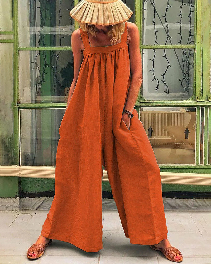 Chic Backless Bodysuit Orange Jumpsuits & Rompers - Tophatter Daily Deals