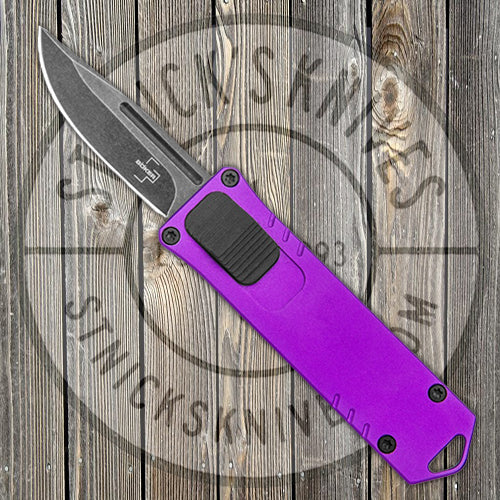 Boker Plus USB OTF - Purple Aluminum Handle - D2 Steel - Automatic - 06EX277SOI Knives - Tophatter Daily Deals