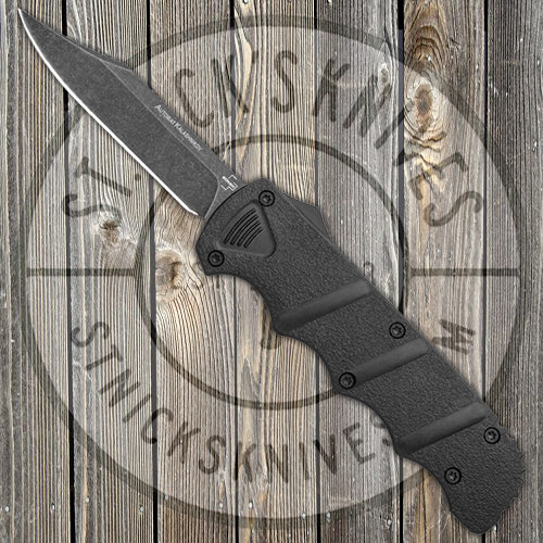 Boker Kalashnikov Bowie D/A OTF - Aluminum Handle - D2 Steel - 06EX350 Knives - Tophatter Daily Deals
