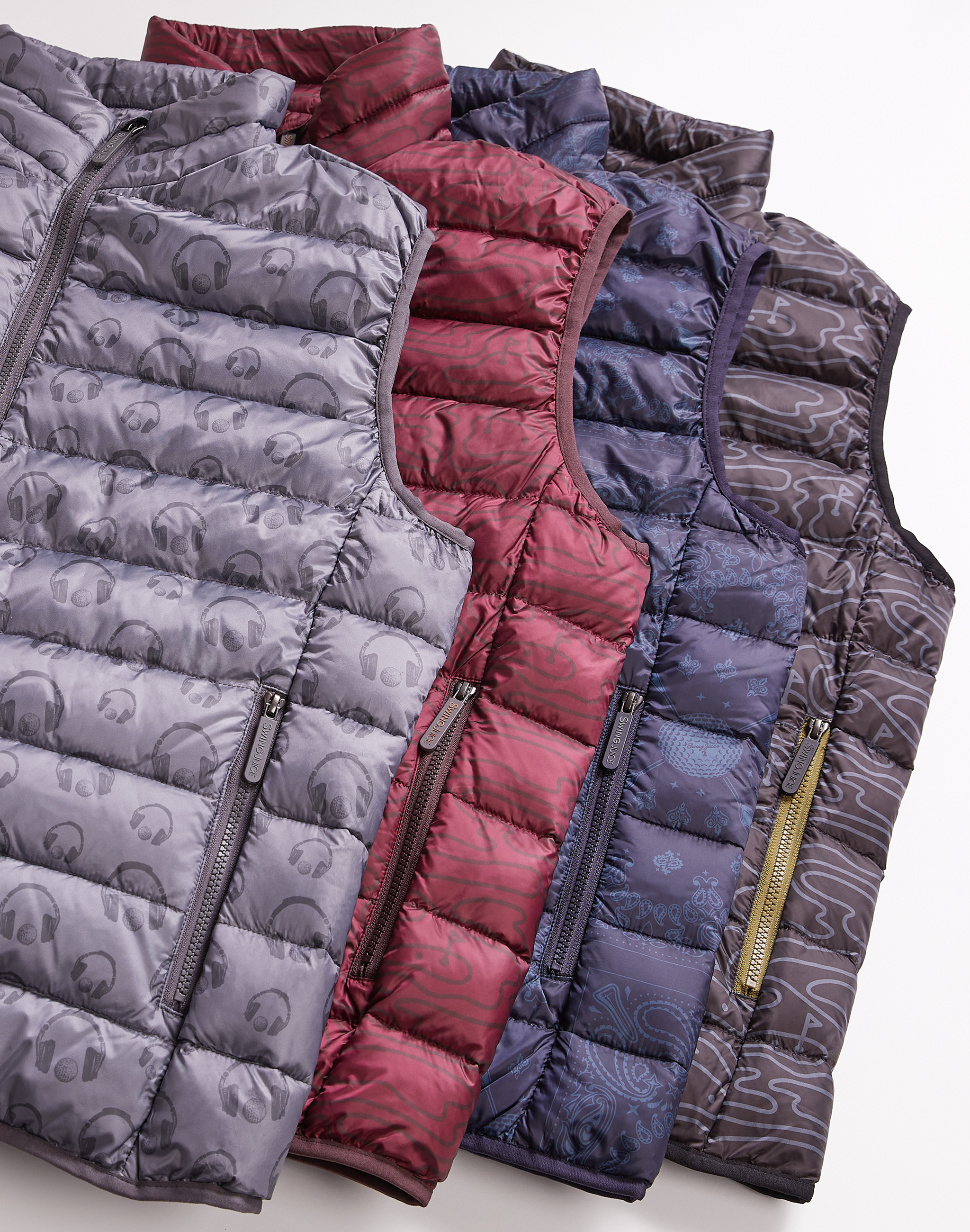 SwingJuice Golf Bandana Men's Packable Puffer Vest Vests - Tophatter Daily Deals
