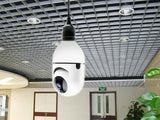 Bulb Shaking Head Machine Yilot APP Wireless WIFI Camera Home Security Monitoring White 0 - Tophatter Daily Deals