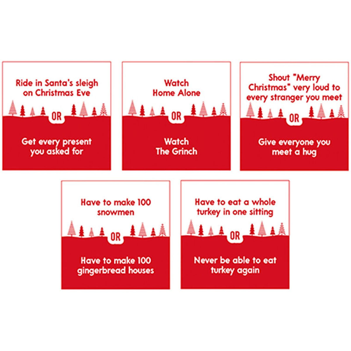 Set of 6 Santa Crackers with Would You Rather Game | Novelty Christmas Crackers Christmas Cracker - Tophatter Daily Deals